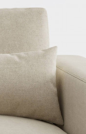 Natalia von Primavera Furniture - Polstergarnitur links rotbraunbeige