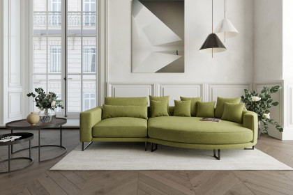 Natalia von Primavera Furniture - Polstersofa rechts dunkelgrün
