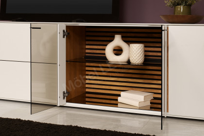 Yonna von SCHÖNER WOHNEN - Wohnwand Kerneiche natur inklusive Beleuchtung