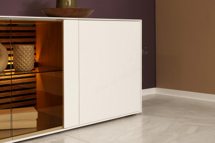 Yonna von SCHÖNER WOHNEN - Wohnwand Kerneiche natur inklusive Beleuchtung