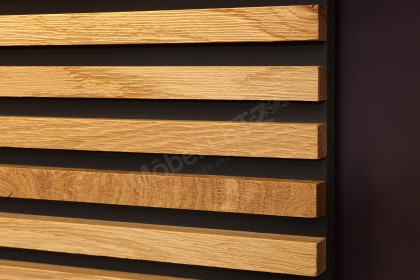 Yonna von SCHÖNER WOHNEN - Wohnwand Kerneiche natur inklusive Beleuchtung