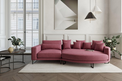 Natalia von Primavera Furniture - Polstersofa Variante rechts lila