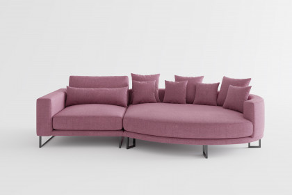 Natalia von Primavera Furniture - Polstersofa Variante rechts lila