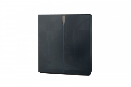 Vinci von LEONARDO Living - Highboard Metall mit Keramikapplikationen