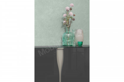 Vinci von LEONARDO Living - Highboard grau mit Metallabsetzung