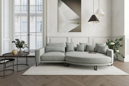 Natalia von Primavera Furniture - Polstersofa rechts dunkelgrau