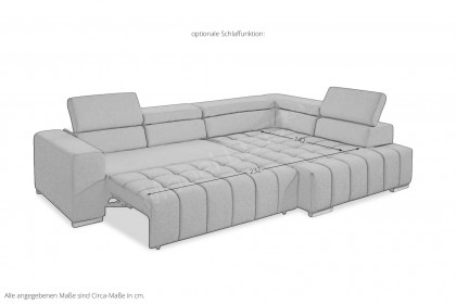 Reading von Exxpo - Ecksofa Variante rechts anthracite