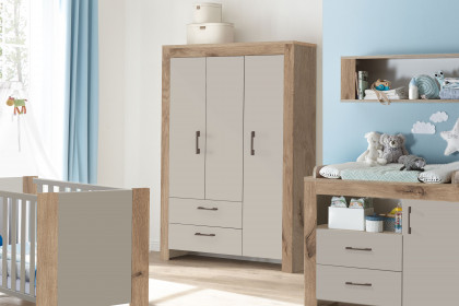 Bill von Mäusbacher - Kombi-Kleiderschrank Viking Oak - taupe