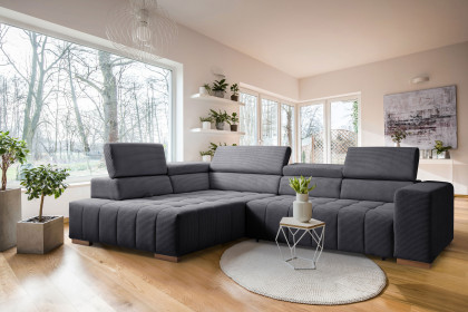 Reading von Exxpo - Ecksofa Variante links anthracite