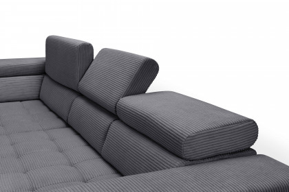 Reading von Exxpo - Ecksofa Variante links anthracite