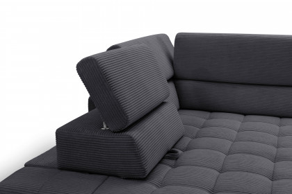 Reading von Exxpo - Ecksofa Variante links anthracite