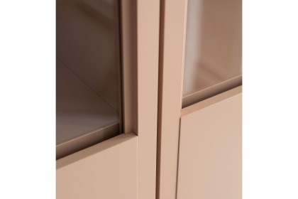 Amaya von SCHÖNER WOHNEN - Highboard in Glattlack puder und samtbeere