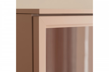 Amaya von SCHÖNER WOHNEN - Highboard in Glattlack puder und samtbeere