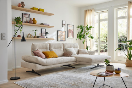 MR 2795 von Musterring - Ecksofa Ausführung rechts ivory