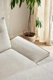 MR 2795 von Musterring - Ecksofa Ausführung rechts ivory