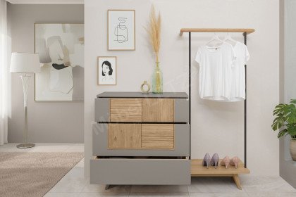 V/lacera sleeping von Voglauer - Garderobe cubanitgrau - Vintage-Relief