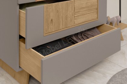 V/lacera sleeping von Voglauer - Garderobe cubanitgrau - Vintage-Relief