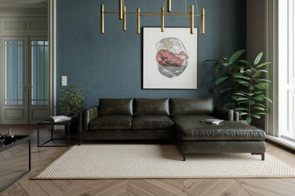 Packo von Primavera Furniture - Polsterecke rechts dunkelgrün