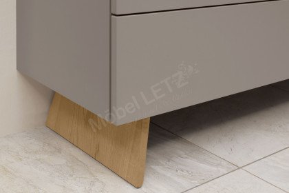 V/lacera sleeping von Voglauer - Kleiderständer mit Schubladen grau - Eiche