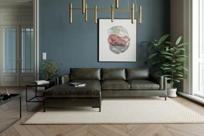 Packo von Primavera Furniture - Polsterecke links dunkelgrün