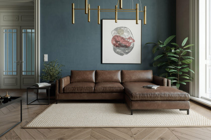Packo von Primavera Furniture - Sofa Variante rechts braun
