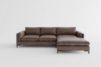 Packo von Primavera Furniture - Sofa Variante rechts braun