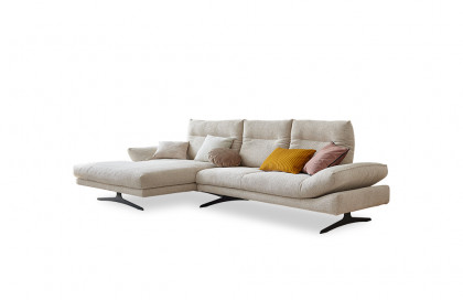 MR 2795 von Musterring - Ecksofa Ausführung links ivory