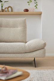MR 2795 von Musterring - Ecksofa Ausführung links ivory