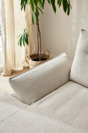MR 2795 von Musterring - Ecksofa Ausführung links ivory
