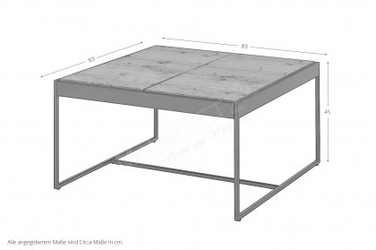 Larkana von A Better Place - Couchtisch mit 4 Tabletts