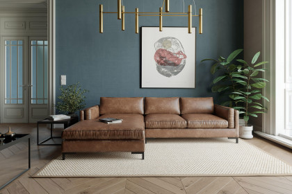 Packo von Primavera Furniture - Polstersofa links rotbraun