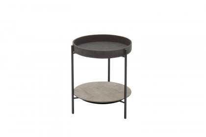 Twist-living von SCHÖNER WOHNEN - Couchtisch Keramik beton/ Metall