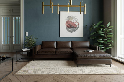 Packo von Primavera Furniture - Garnitur Ausführung rechts dunkelbraun