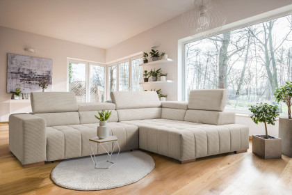 Reading von Exxpo - Ecksofa rechts beige
