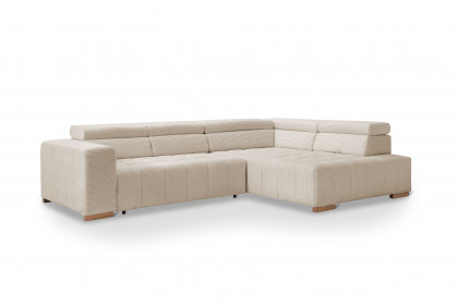 Reading von Exxpo - Ecksofa rechts beige