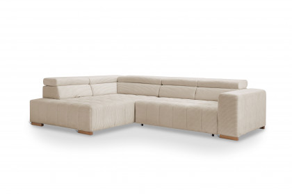 Reading von Exxpo - Ecksofa links beige