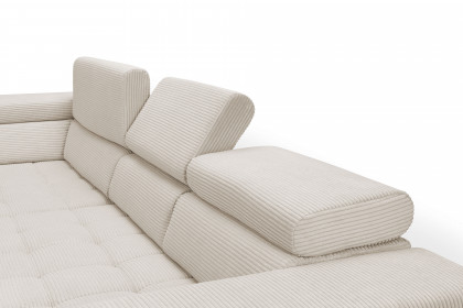 Reading von Exxpo - Ecksofa links beige
