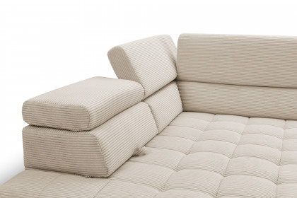 Reading von Exxpo - Ecksofa links beige