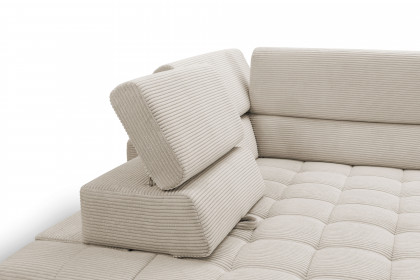 Reading von Exxpo - Ecksofa links beige