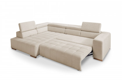 Reading von Exxpo - Ecksofa links beige