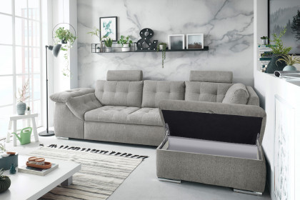 Oman 2 von ED-Lifestyle - Ecksofa Variante rechts grey