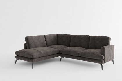 Bali von Primavera Furniture - Polstergarnitur links dunkelbraun