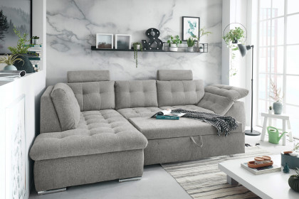 Oman 2 von ED-Lifestyle - Ecksofa Variante links grey