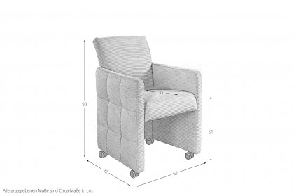 Barista von Exxpo - Stuhl in Grey