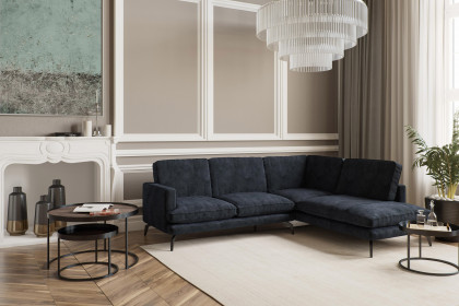 Bali von Primavera Furniture - Polsterecke rechts dunkelblau