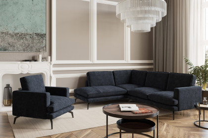 Bali von Primavera Furniture - Polsterecke links dunkelblau
