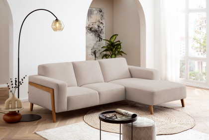 Starr von Exxpo - Ecksofa rechts beige