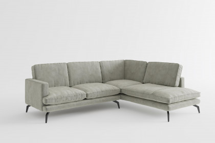 Bali von Primavera Furniture - Ecksofa rechts mausgrau