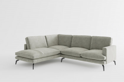 Bali von Primavera Furniture - Ecksofa links mausgrau