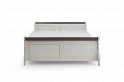 Eva von Jumek - Schlafzimmer-Set mit Landhaus-Feeling weiß-grau